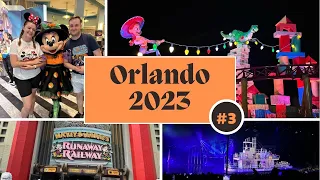 Orlando 2023 Vlog | Day 3 | Hollywood Studios, Hollywood & Vine and Fantasmic Dining Package