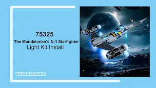 Yeabricks Light kit Install in the Lego The Mandalorian's N-1 Starfighter 75325