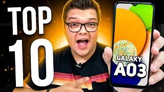 Galaxy A03 | TOP 10 DICAS & TRUQUES PRA MELHORAR ELE AINDA MAIS!