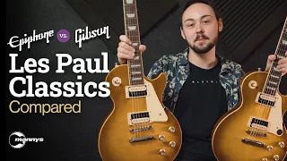 Les Paul Classics Compared! Gibson vs. Epiphone, what's the difference?