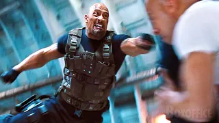 Lotta tra Vin Diesel e Dwayne Jonhson | Combattimento sull'aereo | Fast & Furious 6 | Clip Italiano