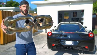 My Ferrari 458 Gets The Pipe From Capristo - Install & Insane First Drive