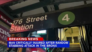 Man stabbed while exiting subway in the Bronx; police say attack was unprovoked