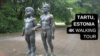 City walks series - Tartu, Estonia (4K walking tour)