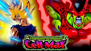 55% MAX LINKS EZA STR NAMEK SSJ GOKU V.S. CELL MAX BOSS EVENT (DBZ: Dokkan Battle)