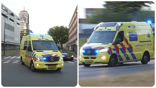 [15-6-2022] Ambulances 05-106 en 05-114 A1 in Enschede