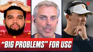 Why Caleb Williams could quit on Lincoln Riley & USC Trojans | Colin Cowherd College Football