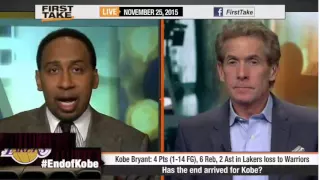 Kobe Bryant & Lakers Get Absolutely Demolished By the Warriors!  -  ESPN First Take