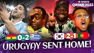 South Korea Send Uruguay HOME!! | Uruguay 2-0 Ghana & Portugal 1-2 Korea | Gameday Live | Highlights