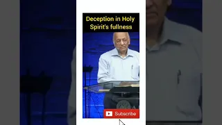 Deception in Holy Spirit's fullness (By: Ps.Zac Poonen)#clips #zacpoonen #cfc #viral #shorts #reels