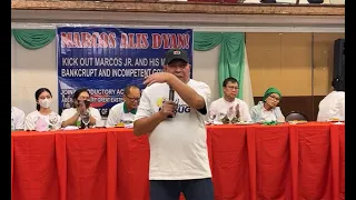 BADONG ARATILES BIGLAANG ISINALANG SA PRESSCON! OPEN FORUM OF MARCOS ALIS DYAN PRESSCON!