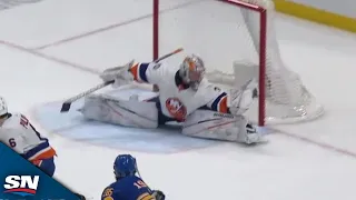 Islanders' Ilya Sorokin Flashes Leather To Rob Peyton Krebs With Unreal Glove Save