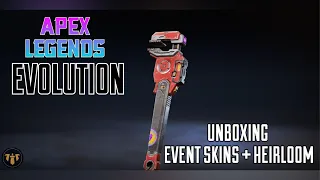 Buying the New Rampart HEIRLOOM!! 24 Evolution Collection Apex Packs Unboxing! | Apex Legends LIVE