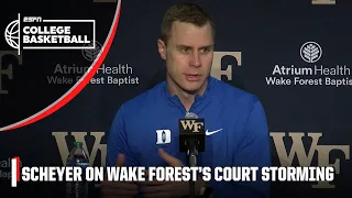 Duke’s Jon Scheyer asks: When are we going to ban court storming? | ESPN College Basketball