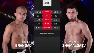 Диего Брандао vs. Салман Жамалдаев | Diego Brandao vs. Salman Zhamaldaev | АСА 120 - St. Petersburg