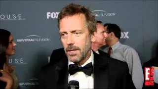 Hugh Laurie on House Wrap Party - Celebrates Series Close