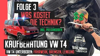 VW T4 Kaufberatung - Folge 3 (5) - Was kosten Fahrwerk, Bremsen und Lenkung? #allePreise