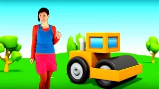 Видео для детей  Машины Загадки - асфальтовый каток. МАШИНЫ.
