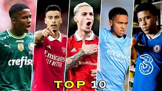 TOP 10 Young Brazilian Football Players 2023