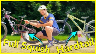 Bunny Hop on Hardtail vs Full Suspension; is there a difference? 🤔