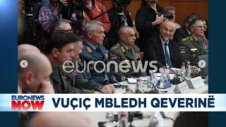 Vuçiç mbledhje urgjente për Kosovën! Të pranishëm ushtarakë të lartë dhe qeveria