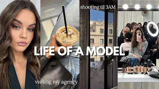 life of a model ✈️  modeling job in Spain, shooting til 3am & behind the scenes