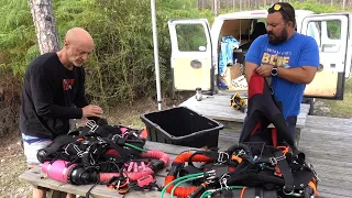 Here's how much gear you need to cave dive