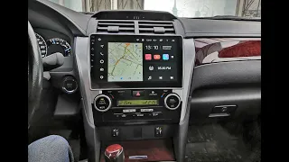 Магнитола Камри,  Teyes андроид на камри 50 CC2 как установить Toyota Camry 2012-2014 Android