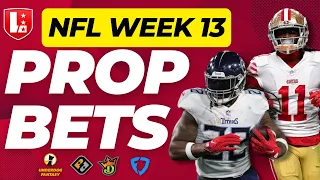 WEEK 13 NFL PLAYER PROPS | Top 5 NFL Player Prop Bets for Week 13 Sunday December 3rd