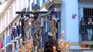 Salida del Cristo de la Conversión (Montserrat)con Tres Caídas de Triana -Viernes Santo Sevilla 2023
