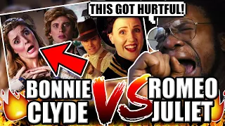 Romeo and Juliet vs Bonnie and Clyde. Epic Rap Battles of History (REACTION)