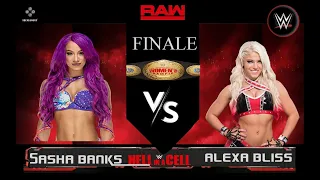 WWE 2K18 Women's championship gold rush 98 10Sasha Banks vs Alexa Bliss