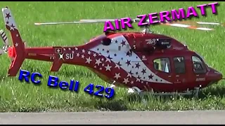 Giant RC Bell 429 Helicopter Turbine Air Zermatt Big Scale Model Hubschrauber Airshow Modellbau