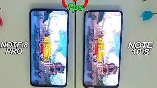 NOTE 8 PRO VS NOTE 10S - SPEED TEST - FPS TEST