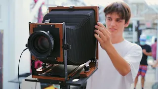 Shooting 8x10 Polaroid Portraits of Strangers