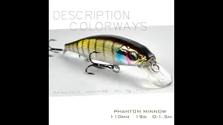 TH110 Suspend Minnow Lure 19g jerkbait wobbler