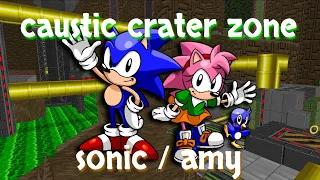 srb2 oldc: caustic crater speedrun [sonic/amy] - 39.85 / 1:02.62