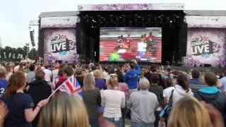 London 2012: Mo Farah Wins 5,000m - Hyde Park