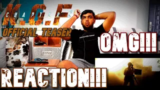 KGF : Chapter 2 | Official Teaser | REACTION | Rocking Star Yash | Srinidhi Shetty | GR Studios |