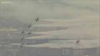 Thunderbirds flyover Colorado for COVID-19 responders