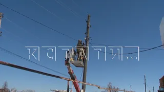 В отдаленных районах Нижегородской области начали ставить новые энергосберегающие светильники