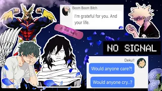 BNHA Texts || “Would Anyone Care” Lyric Prank ||  Stressed Deku Final Part! || Izuku Sees His Worth