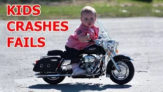 Kids fails on motorcycles 2017