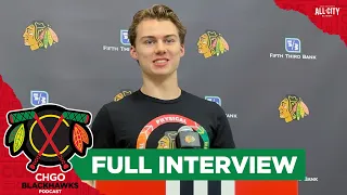 Connor Bedard on pressure, Chicago food & being one of the guys in the Blackhawks dressing room