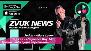 ZVUK NEWS - Обзоры альбомов Элджей - Sayonara Boy 143 | Feduk More Love | Гречка Мы будто персонажи