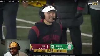 JuJuReacts To USC Trojans vs. No. 6 Oregon Ducks Highlights