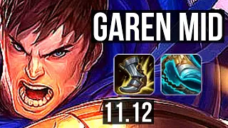 GAREN vs KATARINA (MID) | 2.1M mastery, 6/1/4, 500+ games, Dominating | NA Diamond | v11.12