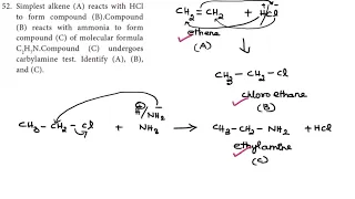 halo alkanes halo arenes book back question 52 solution|11th chemistry|unit 14 |tn syllabus 2022|