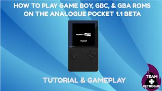 Play Game Boy ROMs from SD Card w/ Analogue Pocket 1.1 Beta