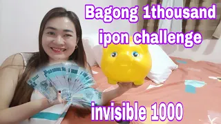 INIPON ko lahat bagong one thousand//ipon challenge 2023//invisible 1000 ipon challenge